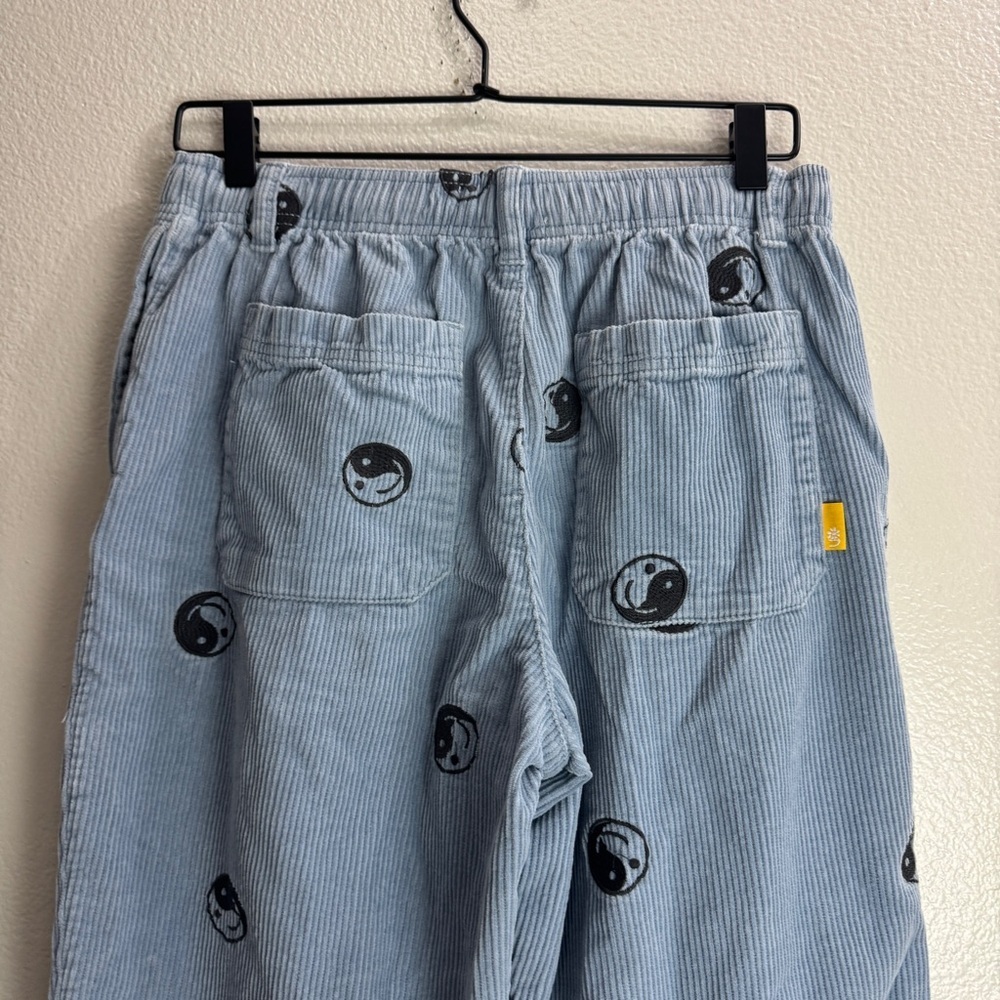 Urban Outfitters Yin Yang Smiley Face Corduroy Pants Drawstring Size Medium - Picture 5 of 10